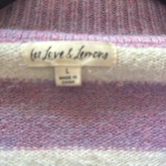 For Love & Lemons Maud Boxy Cropped Sweater • L - Picture 10 of 12